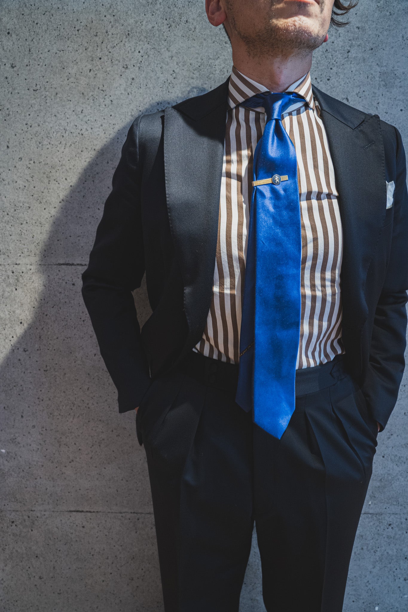 スーパーサテン - ブルー